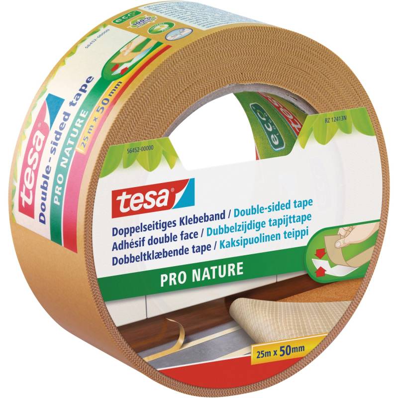 Tesa Doppelseitiges Klebeband Eco Fixation 25 m x 50 mm von Tesa