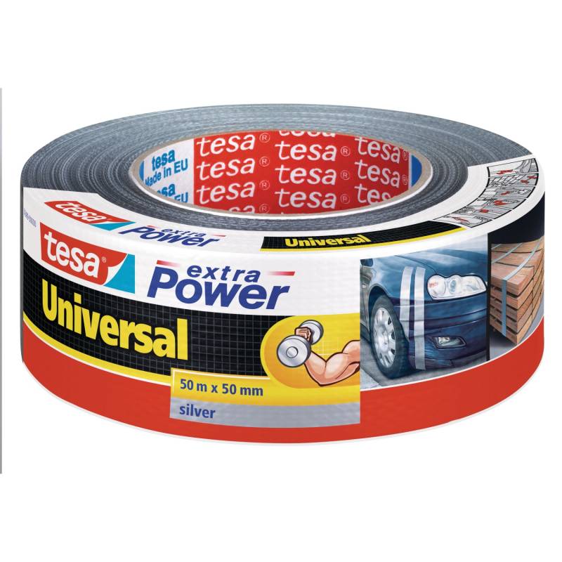 Tesa Extra Power Universal Silber 50 m x 50 mm von Tesa