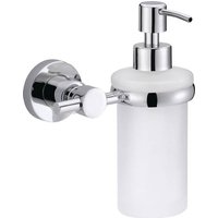 Tesa LOXX 40281-00000-00 Seifenspender 200ml Chrom (glänzend), Weiß (satiniert) von Tesa