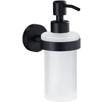 Tesa MOON BLACK 40565-00000-00 Seifenspender 200ml Schwarz (matt), Glas satiniert von Tesa