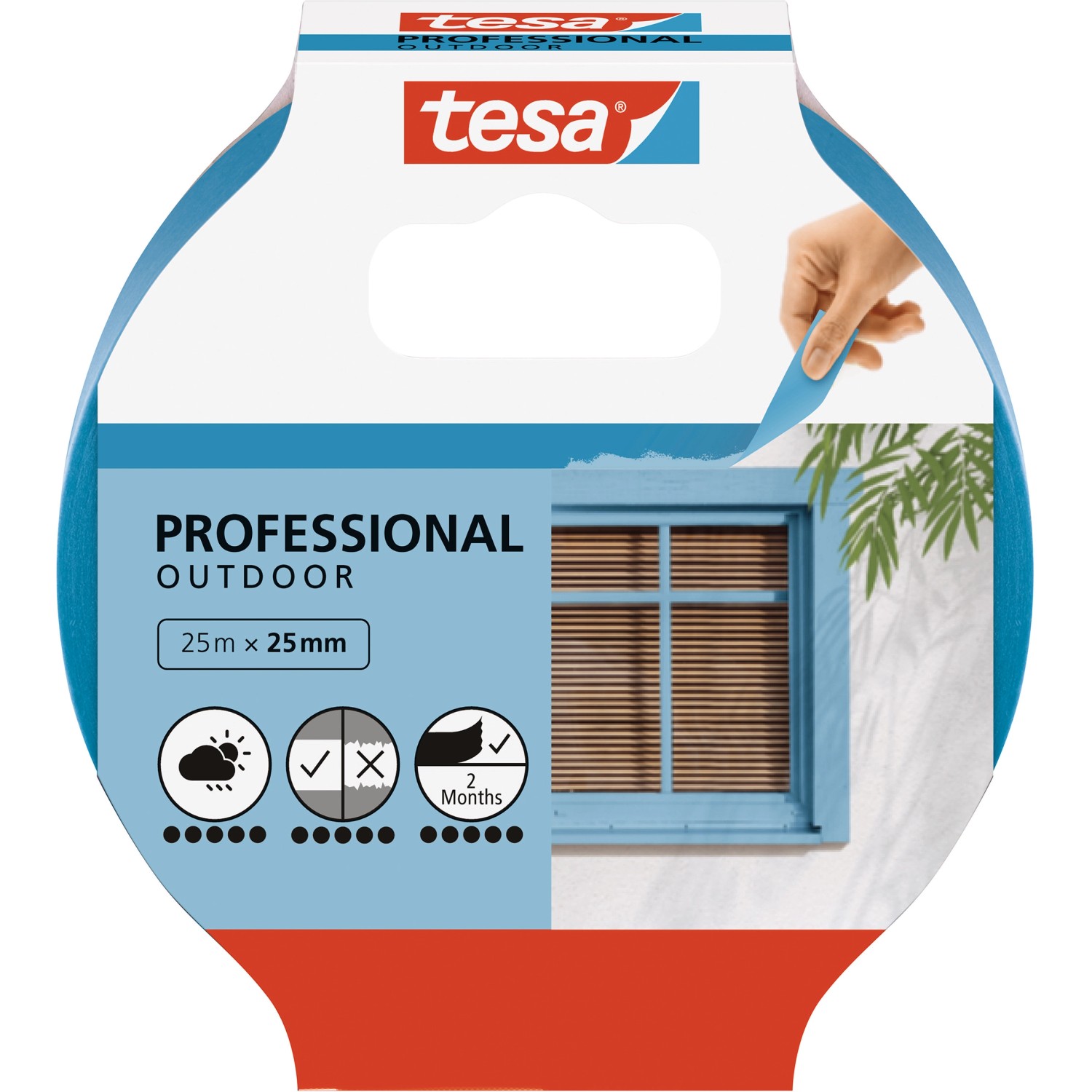 Tesa Malerband Professional Outdoor 25 m x 25 mm von Tesa