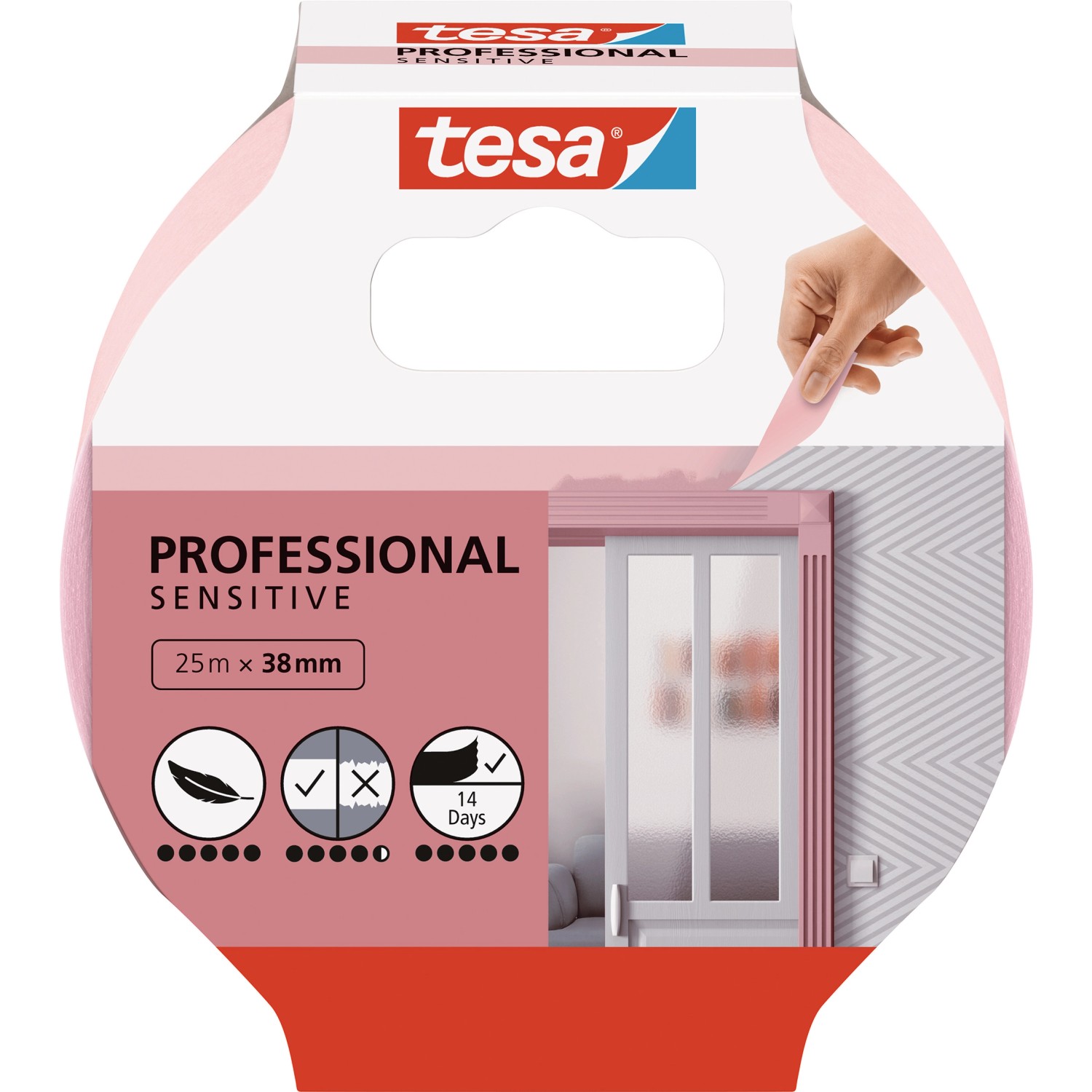 Tesa Malerband Professional Sensitive 25 m x 38 mm von Tesa