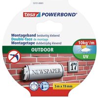 Doppelseitiges Montageband Outdoor 5 m x 19 mm Montageband - Tesa von Tesa