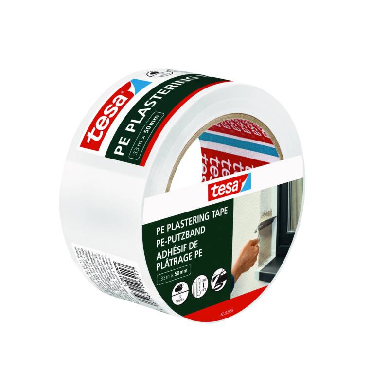 Tesa PE Putzband weiß 50 mm x 30 m von Tesa