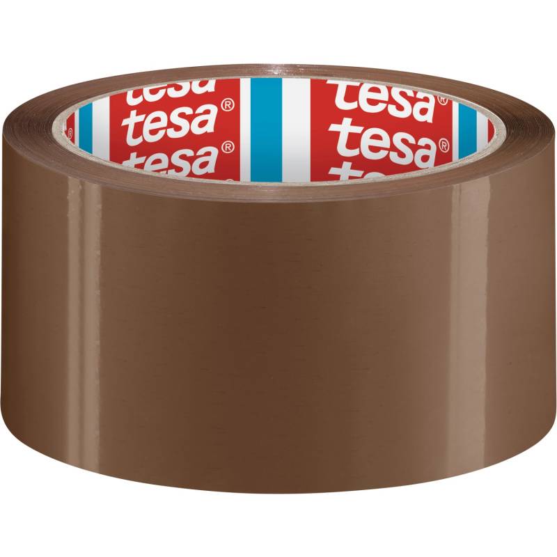 Tesa Pack Paketband Solid & Strong Braun 66 m x 5 cm von Tesa