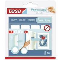 Tesa - Powerstrips 'Click' 4x2 Stück Tesa - Powerstrips 'Click' 4x2 Stück von Tesa