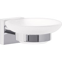 Tesa - ekkro 40240-00000-00 Seifenschale Chrom (glänzend), Weiß (satiniert) von Tesa