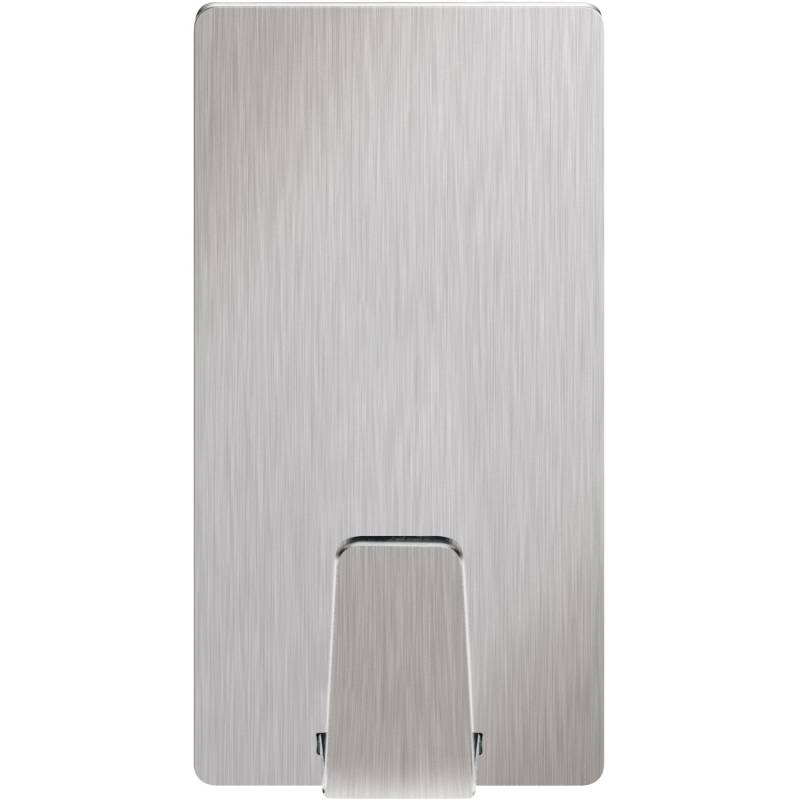 Tesa Selbstklebehaken Waterproof Edelstahl 2 Stück mit 2 x Powerstrips Small von Tesa