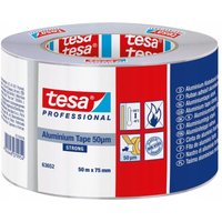 Tesa Selbstklebendes Aluminium-Kabelreparaturband, 50 m, 75 mm breit von Tesa