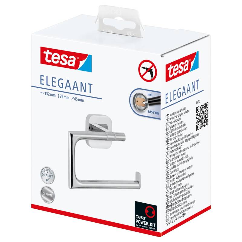 Tesa Toilettenpapierhalter Elegaant Chrom von Tesa
