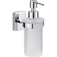 Tesa - klaam 40267-00000-00 Seifenspender 200 ml Chrom (glänzend), Weiß (satiniert) von Tesa