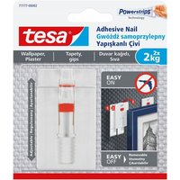 Tesa verstellbare Klebenagel-Tapete Selbstklebehaken 2x 2kg Tesa verstellbare Klebenagel-Tapete Selbstklebehaken 2x 2kg von Tesa