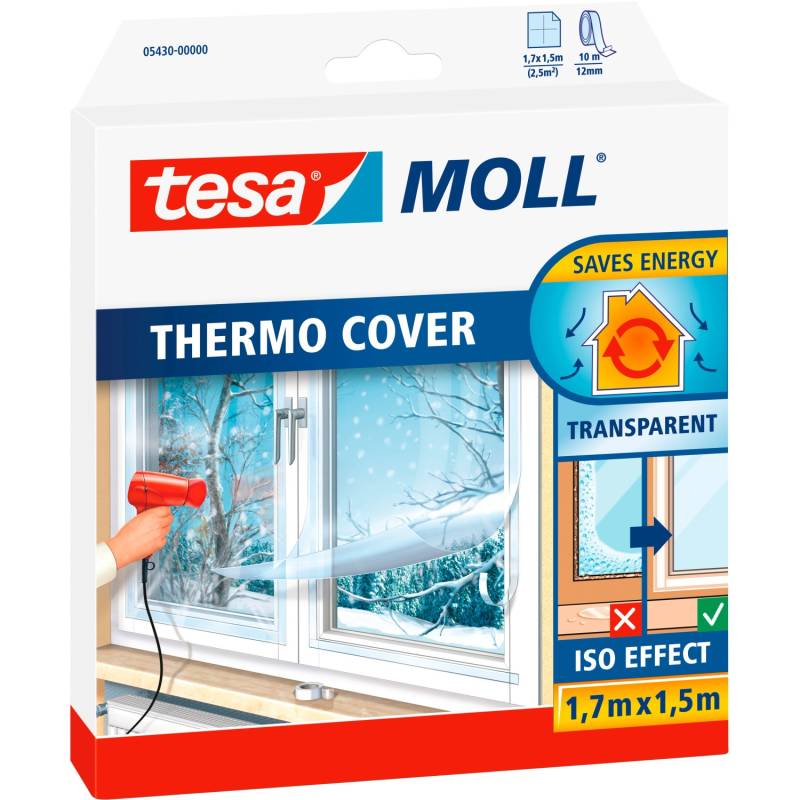 Tesamoll Thermo Cover Fensterisolierfolie 1,7 m von Tesa