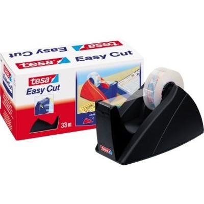 Tischabroller Easy Cut 57421-00001 33m x 19mm schwarz von Tesa