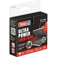 Ultra Power Lock Tape - selbstklebendes Klettband mit extrem starkem Klettverschluss - wetterfest, uv- und temperaturbeständig - Klebeband für innen Ultra Power Lock Tape - selbstklebendes Klettband mit extrem starkem Klettverschluss - wetterfest, uv- und temperaturbeständig - Klebeband für innen von Tesa