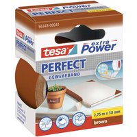 Tesa perfect 56343-00041-03 Gewebeklebeband tesa® extra Power Braun l x b) 2.75 m x 38 mm 1 St. von Braun