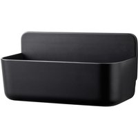 Lavaa Duschkorb m, schwarz matt - Duschablage zur Wandmontage ohne Bohren, inkl. ® Powerstrips Waterproof Strips xl - 260 mm x 130 mm x 110 mm - Tesa von Tesa