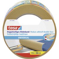 Tesa - universal 56172-00003-11 Doppelseitiges Klebeband Weiß (l x b) 25 m x 50 mm 1 St. von Tesa