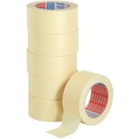 tesakrepp® 4329 Papierabdeckband-Set 50 m × 50 mm hellbeige leicht gekreppt von Tesa