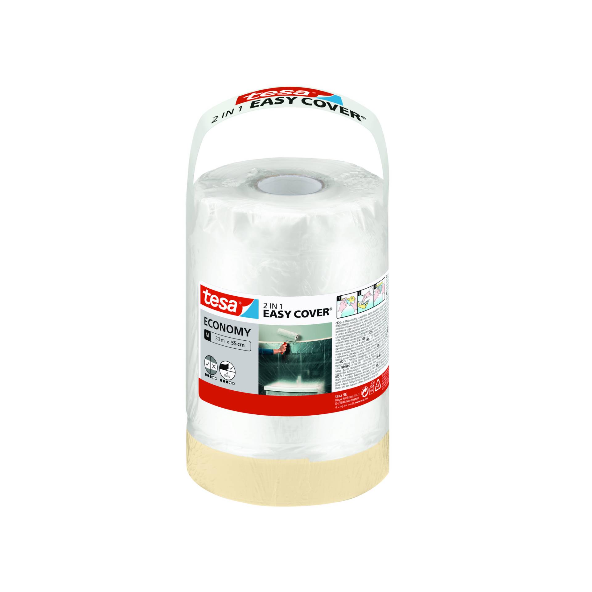 tesa Abeckfolie 'Easy Cover Economy' Nachfüllpack 55 cm x 33 m tesa Abeckfolie 'Easy Cover Economy' Nachfüllpack 55 cm x 33 m von Tesa