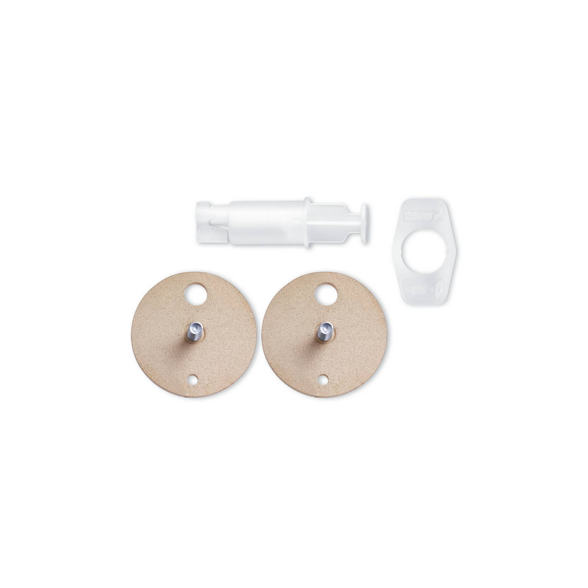 tesa Befestigungsadapter 'BK177-2' Ø 3,4 x 1,3 cm 2 Stück inklusive Klebstoff-Applikator tesa Befestigungsadapter 'BK177-2' Ø 3,4 x 1,3 cm 2 Stück inklusive Klebstoff-Applikator von Tesa