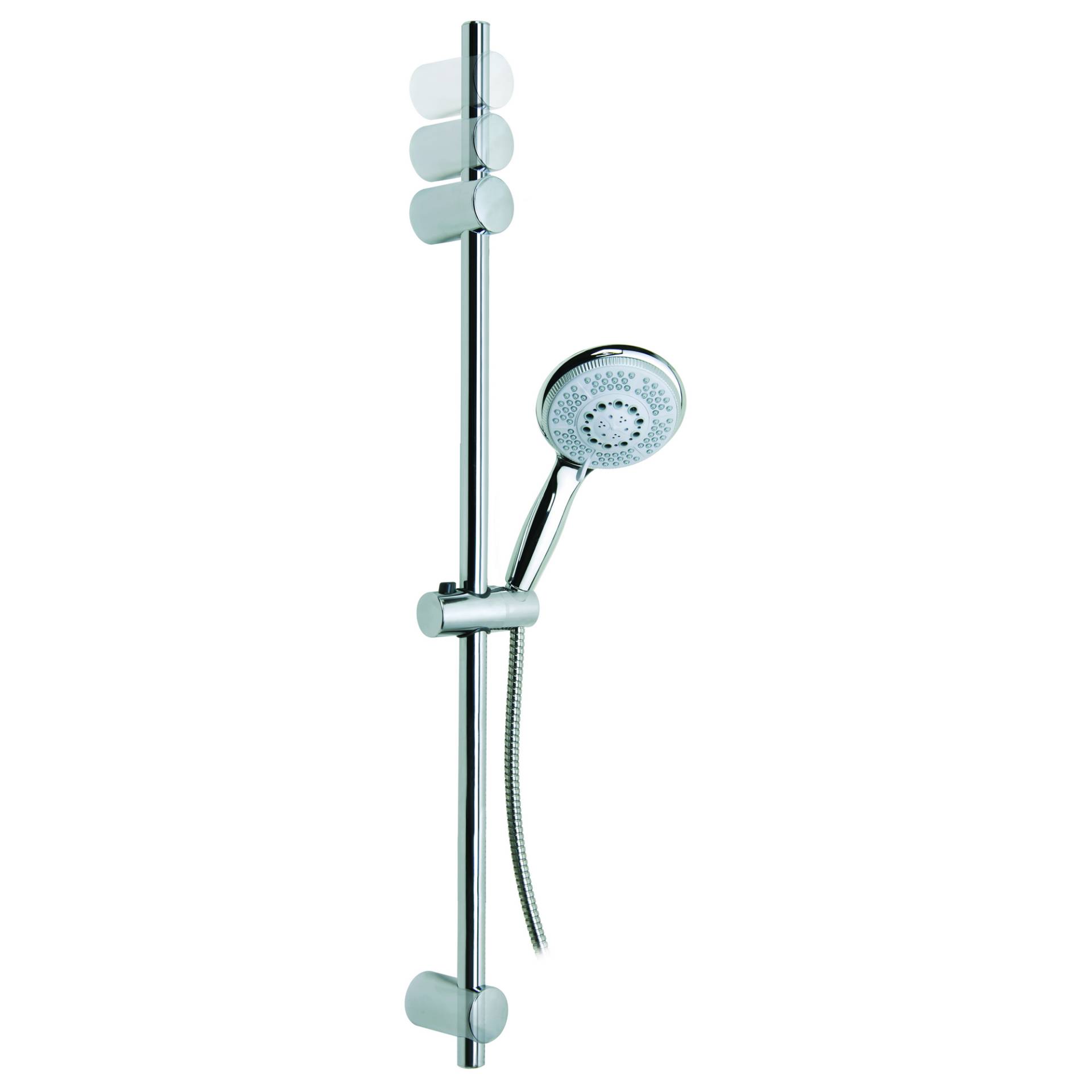 tesa Brausestangen-Set 'Spaa' verchromt 90 cm, fünf Strahlarten tesa Brausestangen-Set 'Spaa' verchromt 90 cm, fünf Strahlarten von Tesa