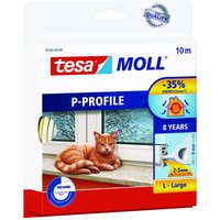 tesa Dichtungsbänder P-Profil 9 mm x 10 m weiß von Tesa