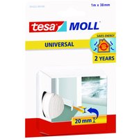 tesa Dichtungsbänder tesamoll Türbodendichtung  38 mm x 1 m weiß von Tesa