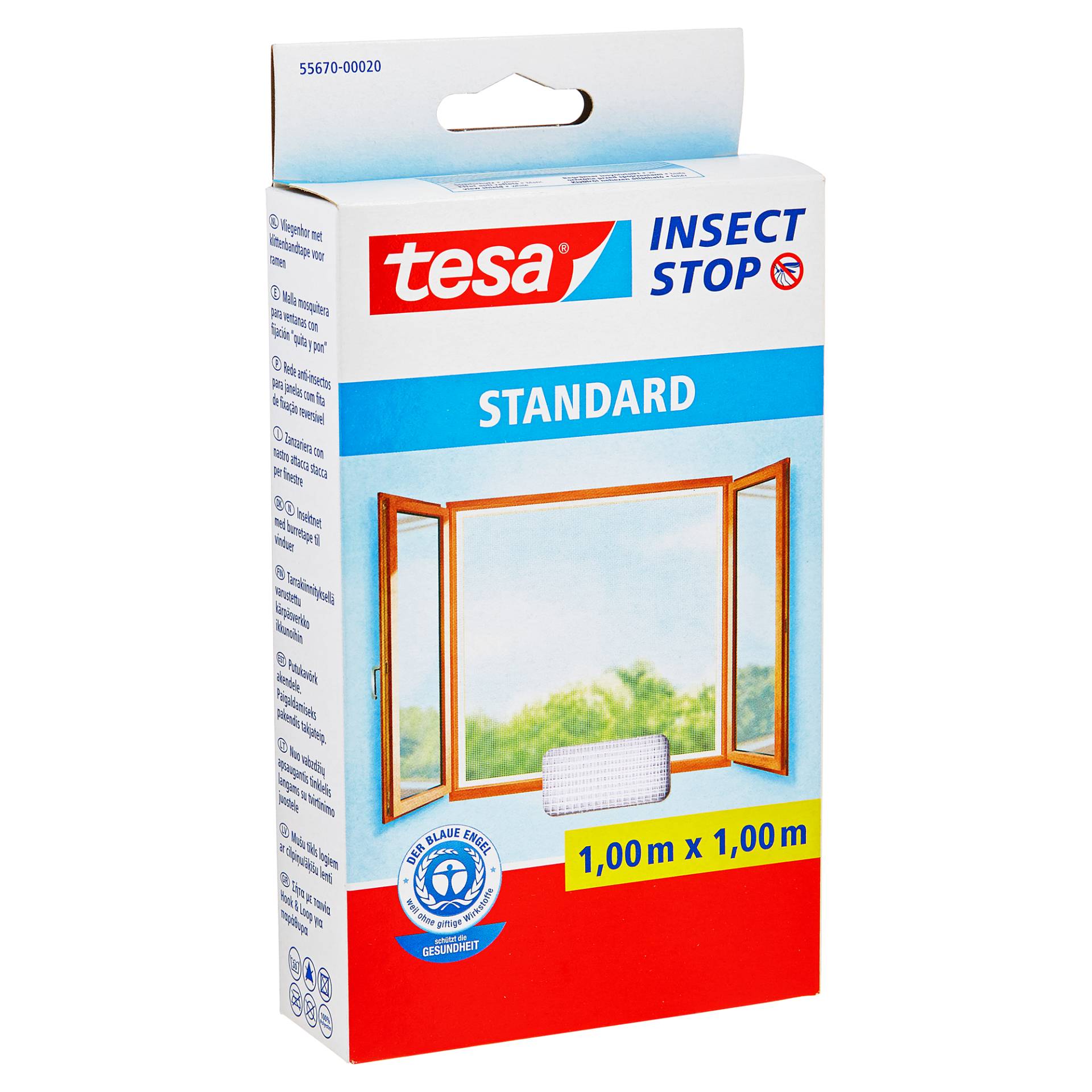 tesa Fensterfliegengitter 'Standard' weiß 100 x 100 cm tesa Fensterfliegengitter 'Standard' weiß 100 x 100 cm von Tesa