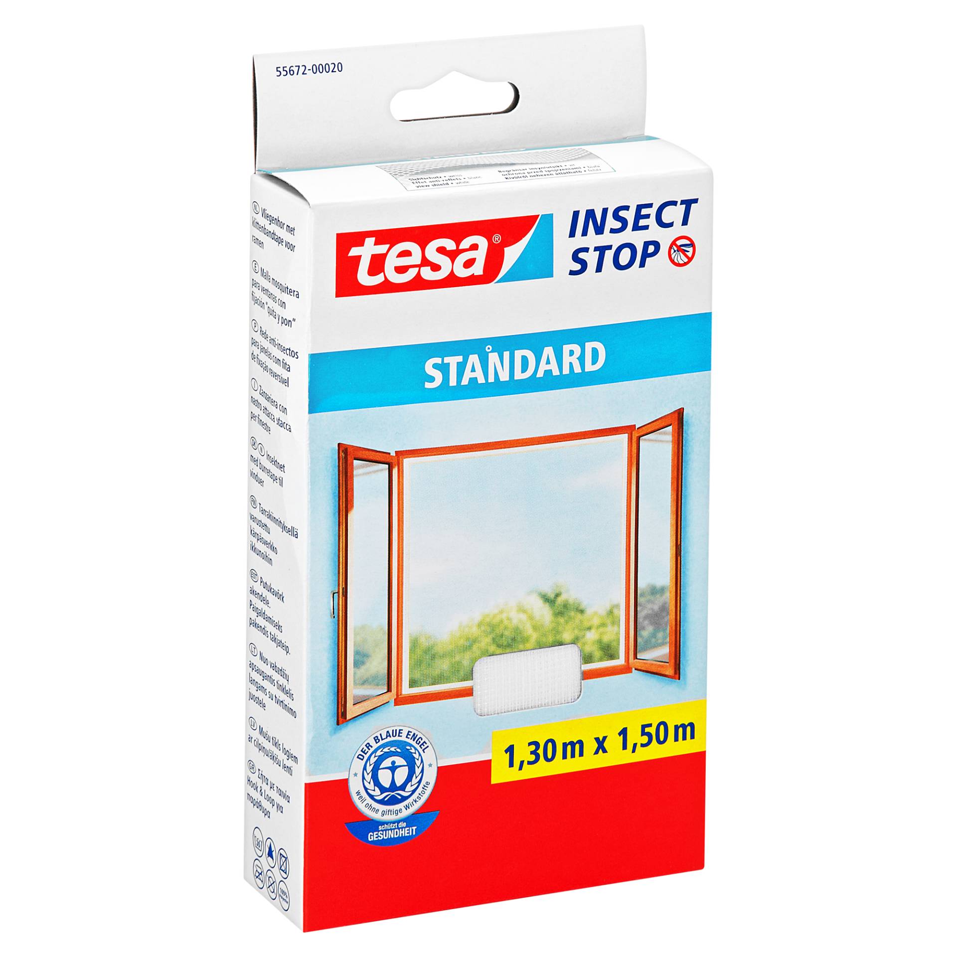 tesa Fensterfliegengitter 'Standard' weiß 130 x 150 cm tesa Fensterfliegengitter 'Standard' weiß 130 x 150 cm von Tesa