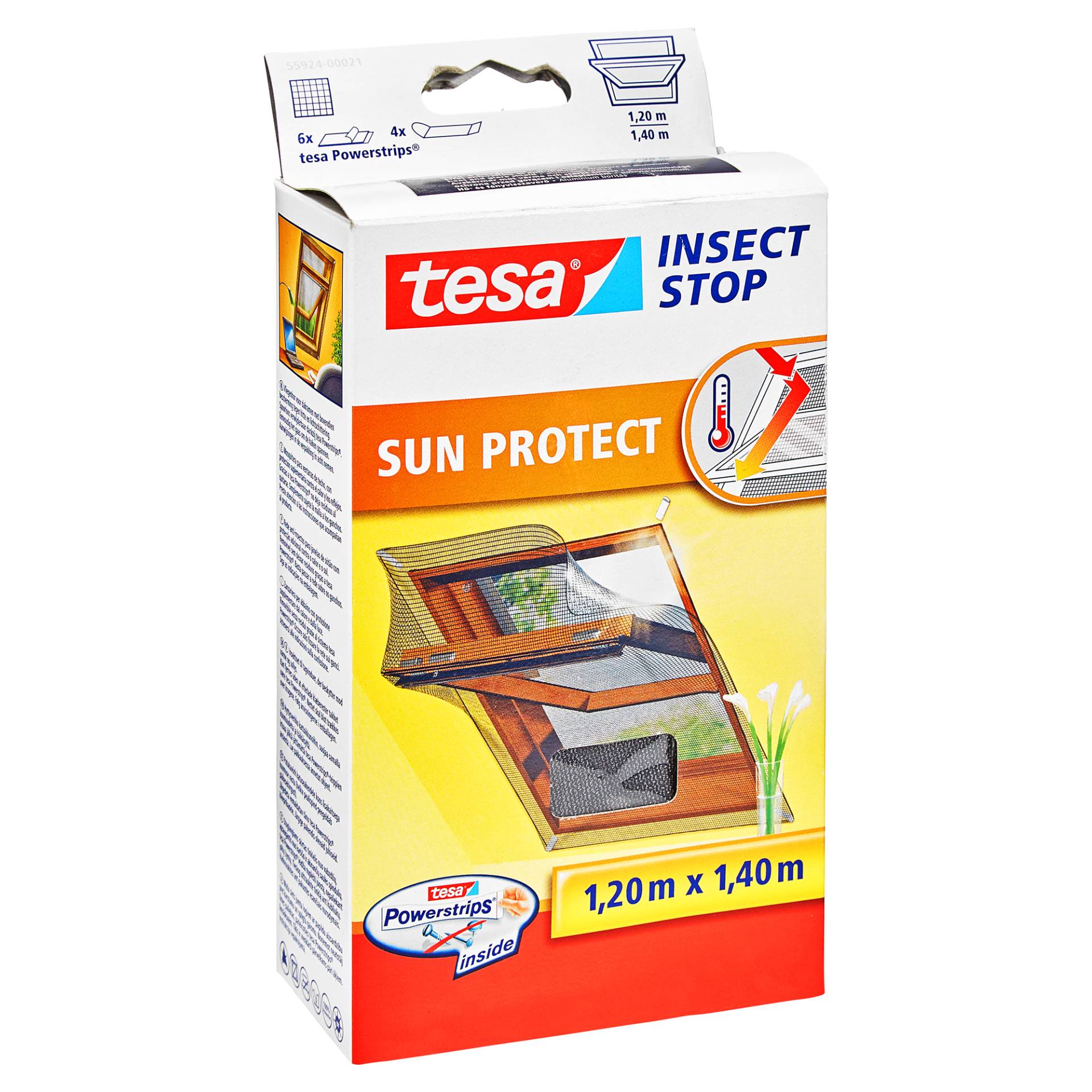 tesa Fliegengitter für Dachfenster 'Sun Protect' 120 x 140 cm von Tesa