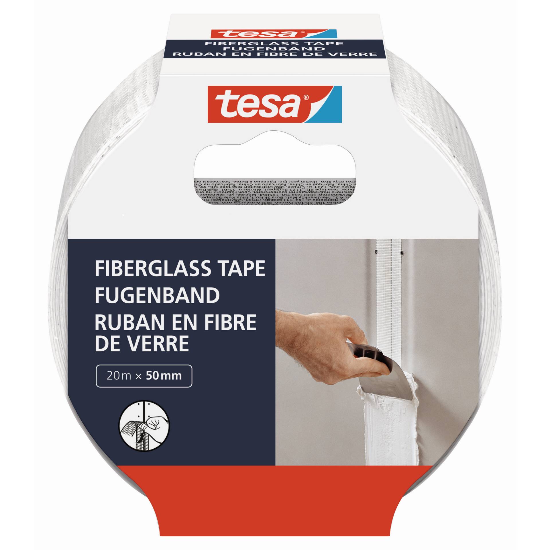 tesa Fugenband weiß 50 mm x 20 m von Tesa
