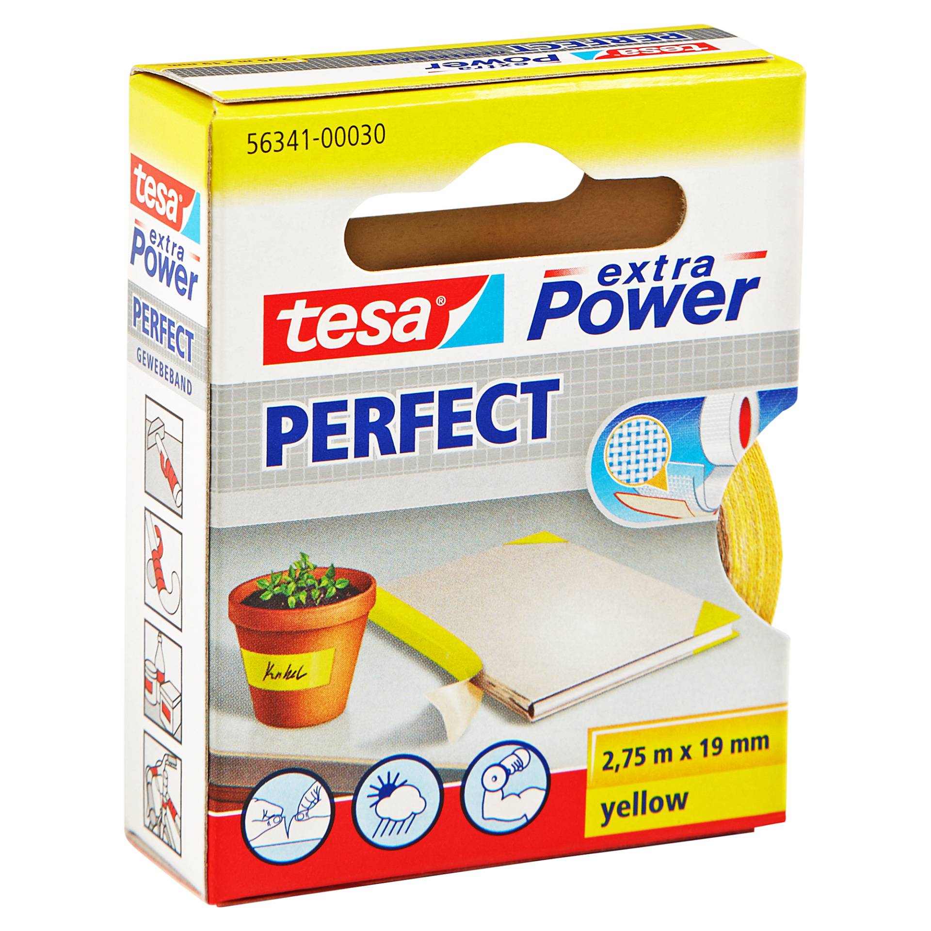 tesa Gewebeband 'Extra Power' gelb 2,75 m tesa Gewebeband 'Extra Power' gelb 2,75 m von Tesa
