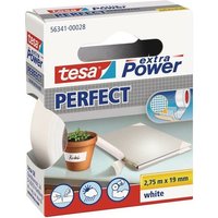 Tesa - Gewebeband extra Power® 56341 weiß Länge 2,75 m Breite 19 mm von Tesa