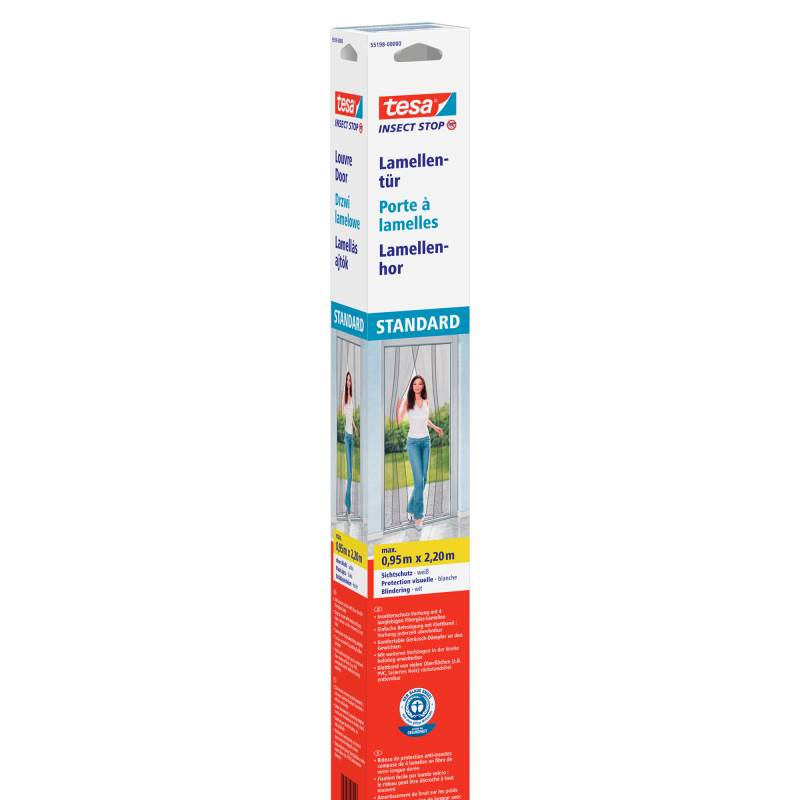 tesa Insect Stop Lamellentür 'Standard' anthrazit 95 x 220 cm von Tesa