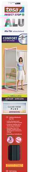 tesa Insektenschutz-Tür COMFORT 100 x 220 cm anthrazit von Tesa