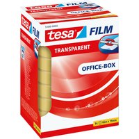 Film Transparent - Transparentes Multifunktions-Klebeband für Heim- Schul- und Büroanwendungen - 66 m x 19 mm - 10er Pack - transparent - Tesa von Tesa