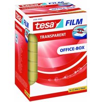 Film Transparent - Transparentes Multifunktions-Klebeband für Heim- Schul- und Büroanwendungen - 66 m x 19 mm - 10er Pack - Tesa von Tesa