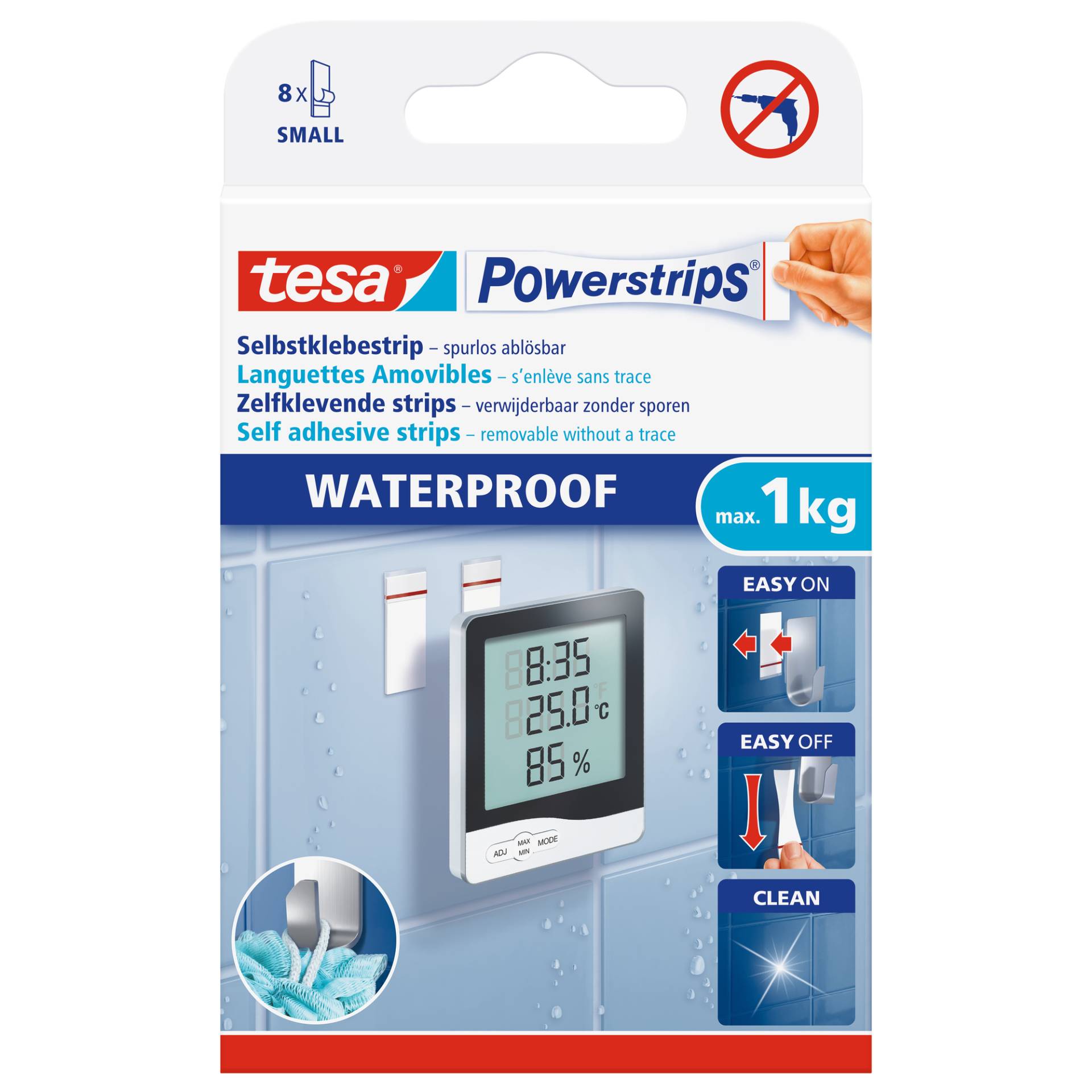 tesa Klebestreifen 'Powerstrips Waterproof Small' tesa Klebestreifen 'Powerstrips Waterproof Small' von Tesa