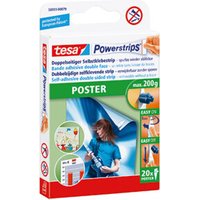 tesa Klebestücke Powerstrips Poster 58003-0079 14,5x33mm ws 20 St./Pack tesa Klebestücke Powerstrips Poster 58003-0079 14,5x33mm ws 20 St./Pack von Tesa