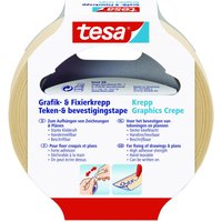 tesa Kreppband 19 mm  x 25 m beige von Tesa