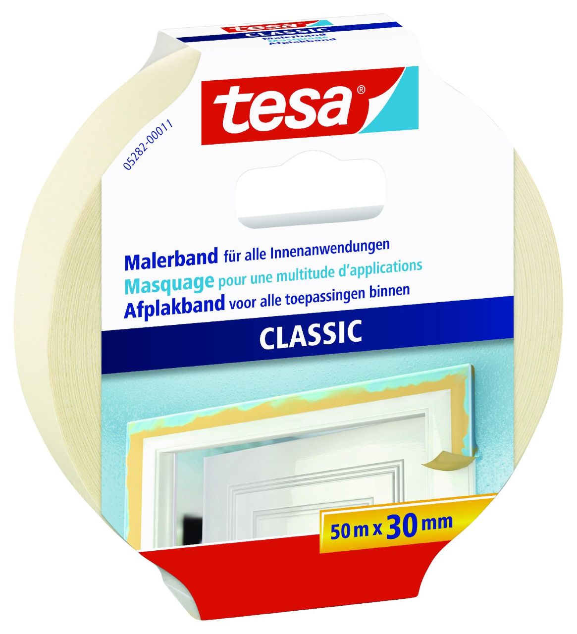 tesa Malerkreppband Premium Classic 50 m x 30 mm von Tesa