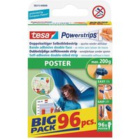 tesa Powerstrips POSTER Klebestreifen für max. 200,0 g - 96 Stück von Tesa