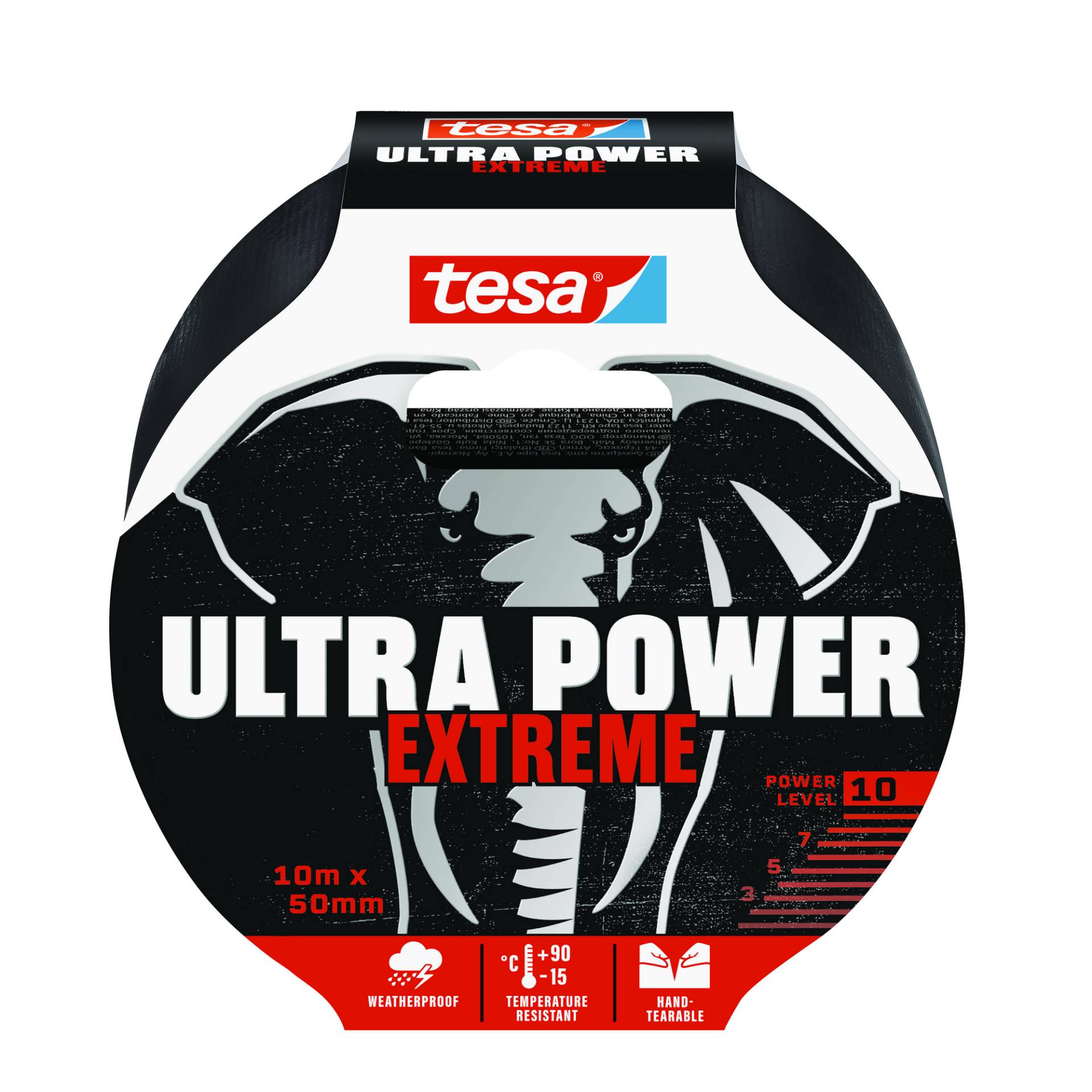 tesa Reparaturband 'Ultra Power Extreme' schwarz 50 mm x 10 m von Tesa