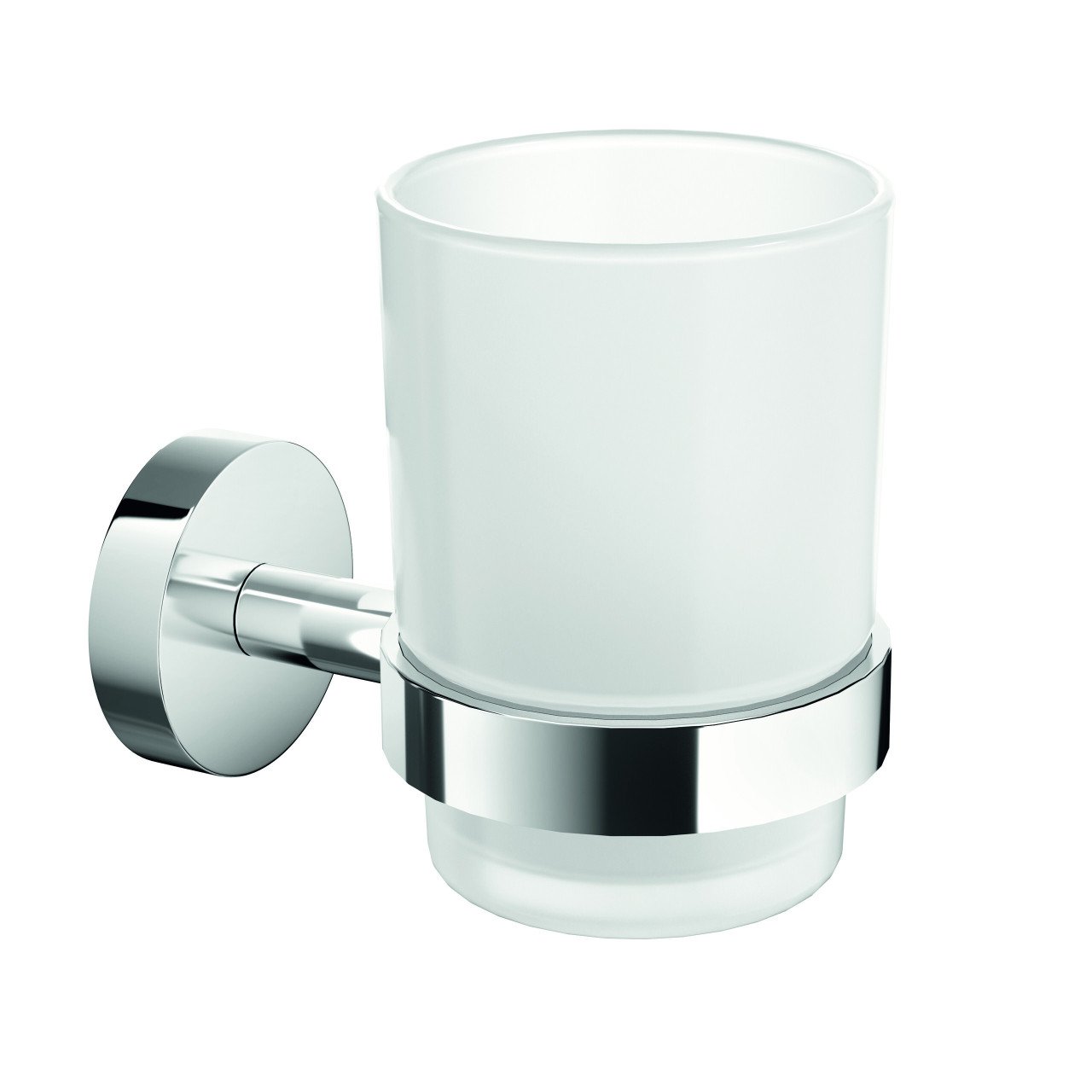 tesa Smooz Zahnputzbecher zum Hängen chrom satiniertes Glas tesa Smooz Zahnputzbecher zum Hängen chrom satiniertes Glas von Tesa