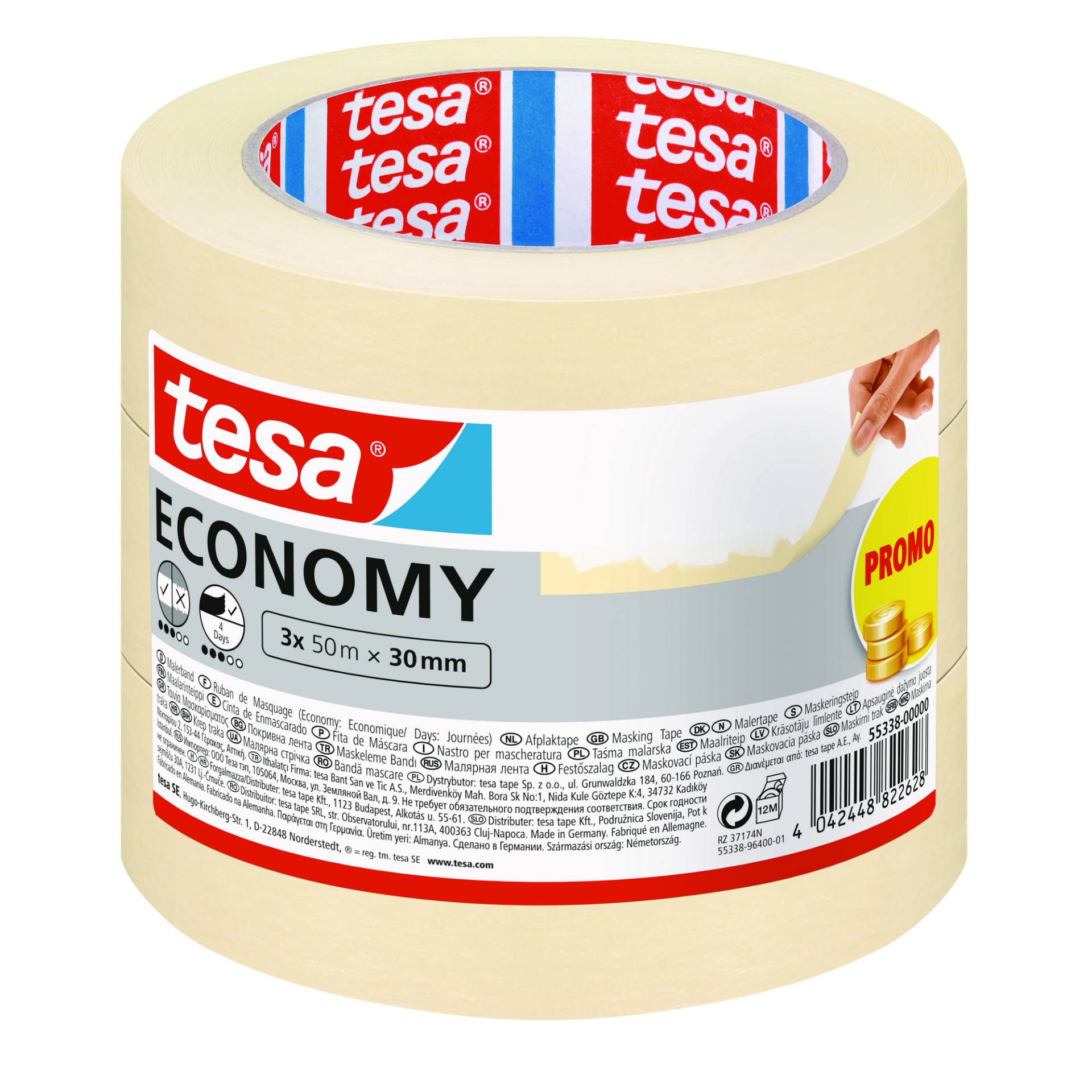 tesa Tesa Malerband "Classic" 3 Stk. weiß tesa Tesa Malerband "Classic" 3 Stk. weiß von Tesa