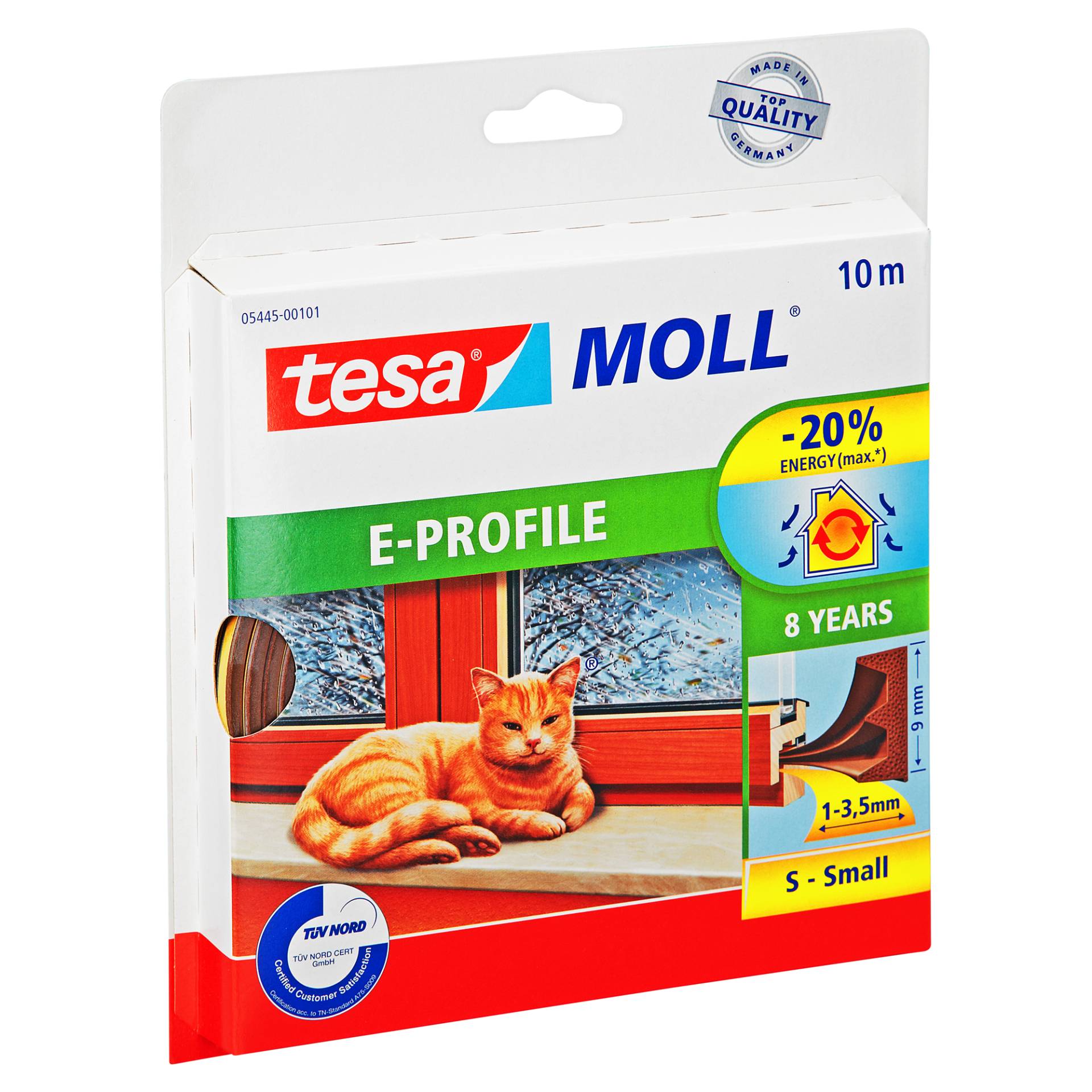 tesa Tesa Moll "E-Profil" Gummidichtung 10 m tesa Tesa Moll "E-Profil" Gummidichtung 10 m von Tesa