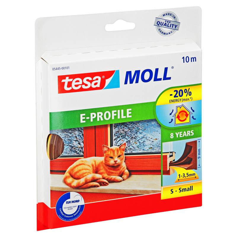 tesa Tesa Moll "E-Profil" Gummidichtung 10 m von Tesa