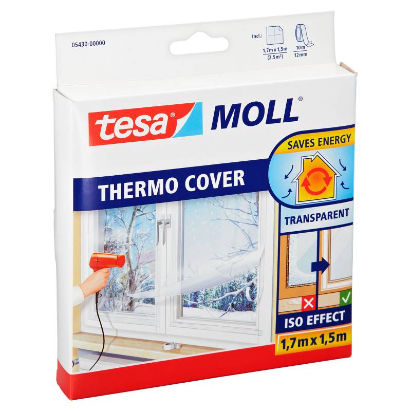 tesa Tesa Moll "Thermo Cover" Fensterfolie 170 x 150 cm von Tesa