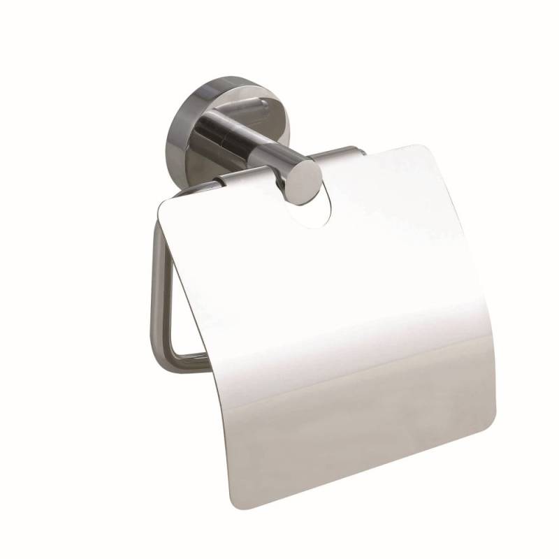 tesa WC-Papierrollenhalter Smooz mit Deckel von Tesa